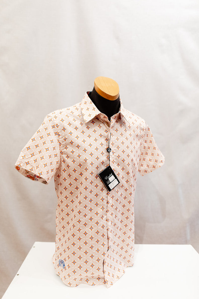 John Lennon Long Sleeve Shirt 'Spalding' in Ecru