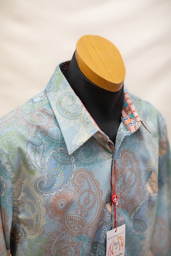John Lennon Long Sleeve Shirt 'Burton' in Dove