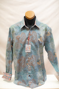 John Lennon Long Sleeve Shirt 'Burton' in Dove