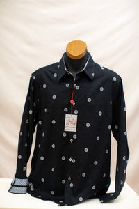 John Lennon Long Sleeve Shirt 'Wrexham' in Black