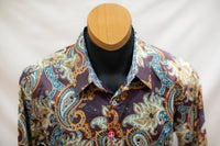 John Lennon Long Sleeve Shirt 'Bradbury' in Plum