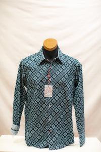 John Lennon Long Sleeve Shirt 'Greenfield' in Sea