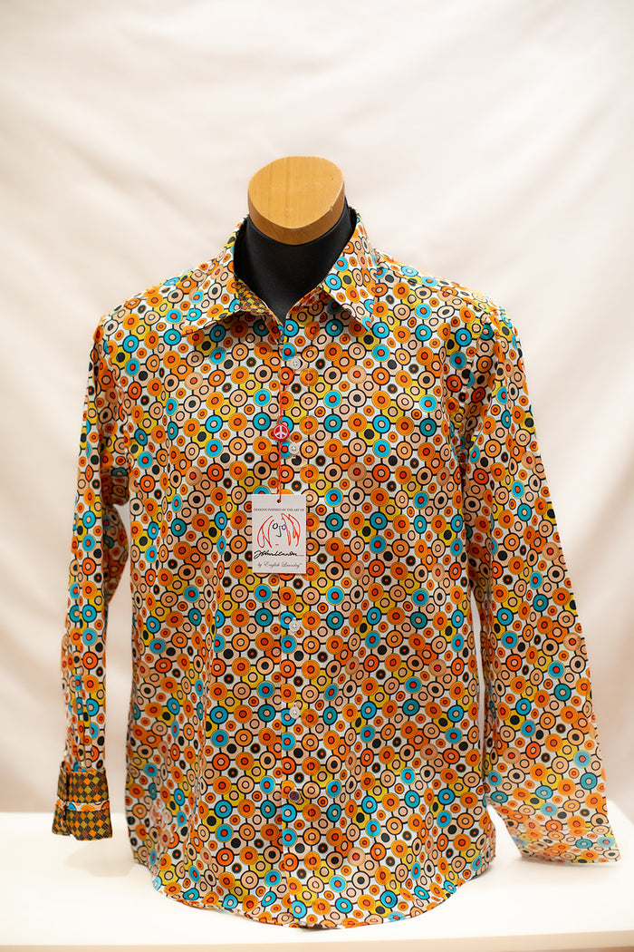 John Lennon Long Sleeve Shirt 'Smithy Bridge' in Multi