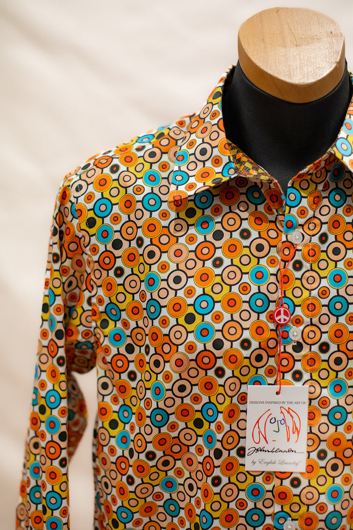 John Lennon Long Sleeve Shirt 'Smithy Bridge' in Multi