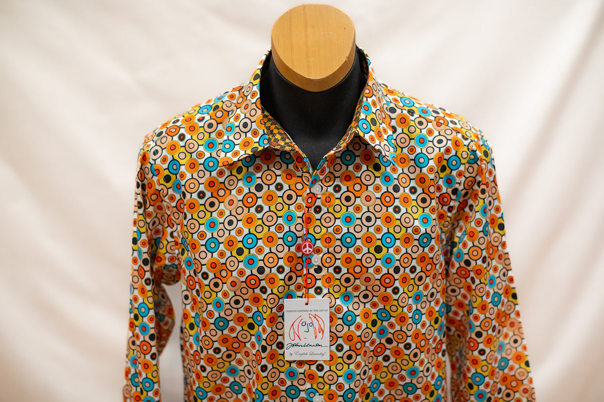 John Lennon Long Sleeve Shirt 'Smithy Bridge' in Multi