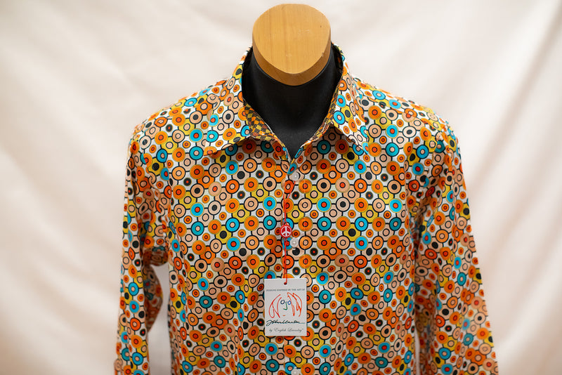 John Lennon Long Sleeve Shirt 'Smithy Bridge' in Multi