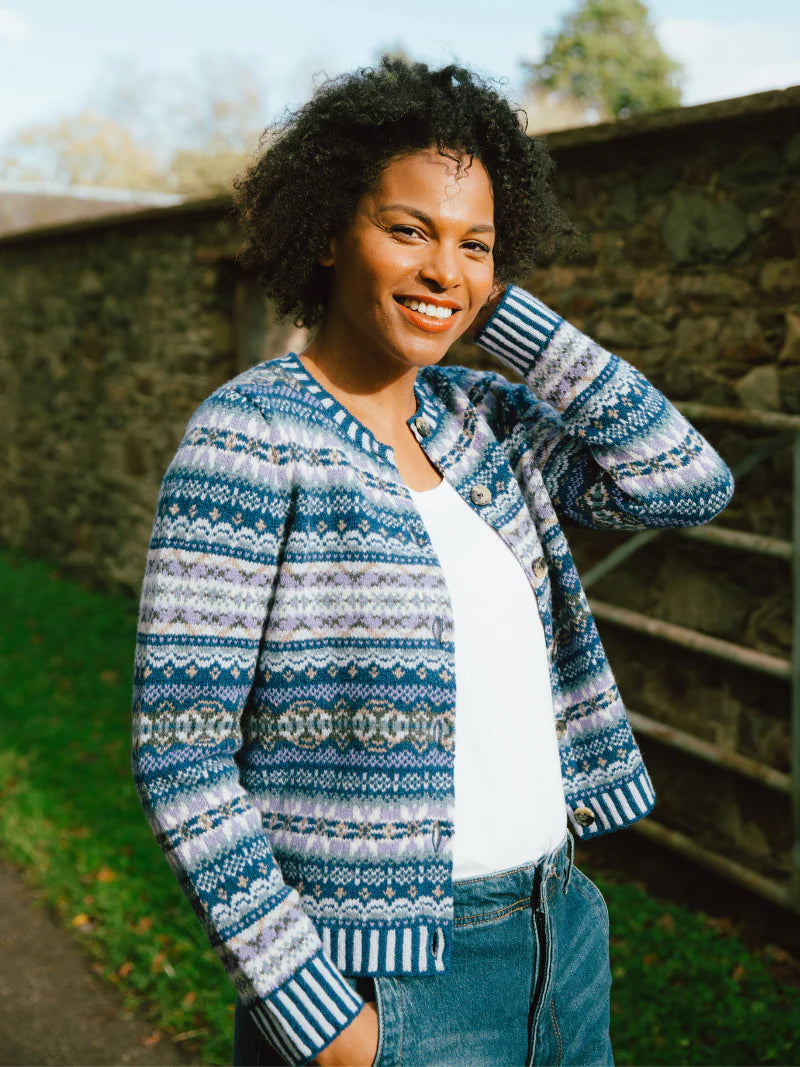 Eribe Kinross Cardigan in Sapphire