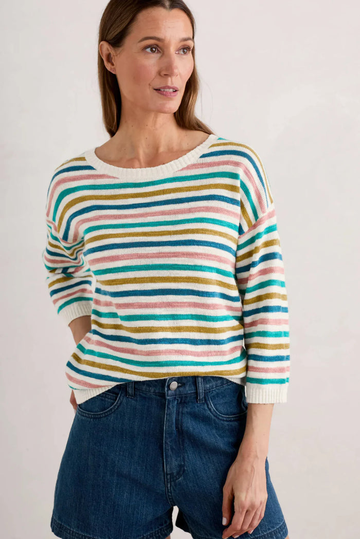 Seasalt Knavock Jumper - Mini Cornish Helford Multi