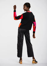 Load image into Gallery viewer, LD+CO Diamond Knit Cotton Jumper - Black Combo
