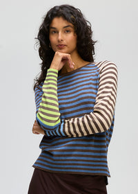 LD + Co Retro Bands Crew in Cocoa 8168