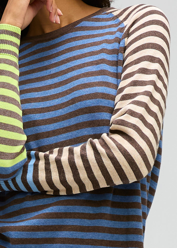 LD + Co Retro Bands Crew in Cocoa 8168