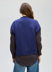 LD + Co Button Vest in Blue 8169