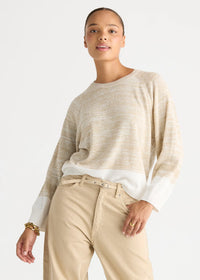 LD + Co - Mouline Top in Vanilla LC8868