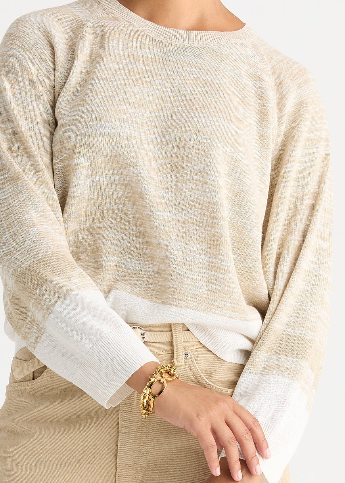 LD + Co - Mouline Top in Vanilla LC8868