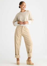 LD + Co - Mouline Top in Vanilla LC8868