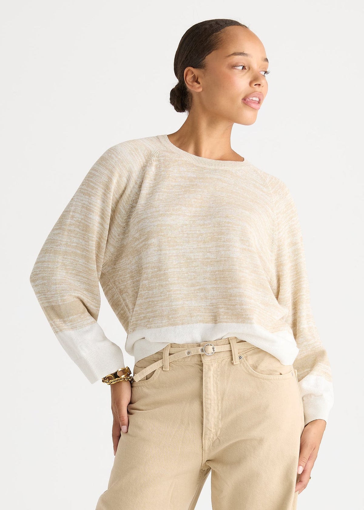 LD + Co - Mouline Top in Vanilla LC8868