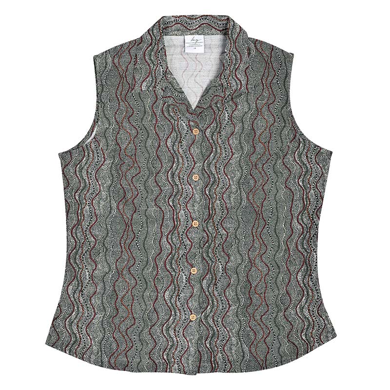 Bamboo Ladies Sleeveless Shirt Seed Dreaming