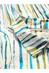 Seasalt Larissa Shirt - Painterly Stripe Chalk