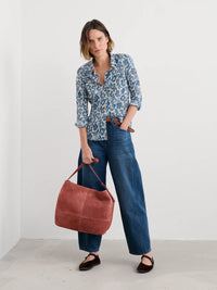 Seasalt Larissa Shirt Floral Imprint Chalk