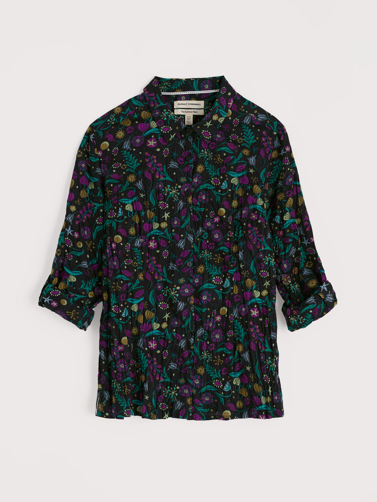 Seasalt Larissa Shirt in Illuminated Garden Onyx