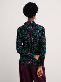 Seasalt Larissa Shirt in Illuminated Garden Onyx