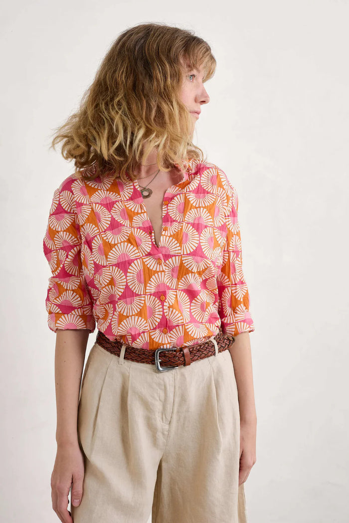 Seasalt Larissa Shirt Sun Geo Marigold