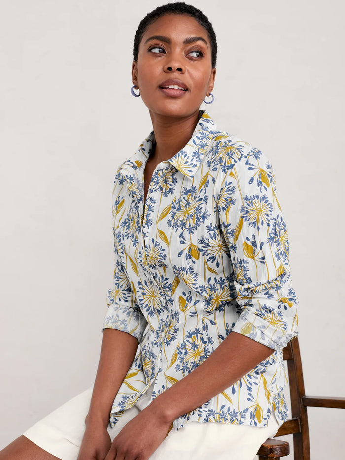 Seasalt Larissa Shirt Agapantha Lino Chalk