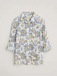 Seasalt Larissa Shirt Agapantha Lino Chalk