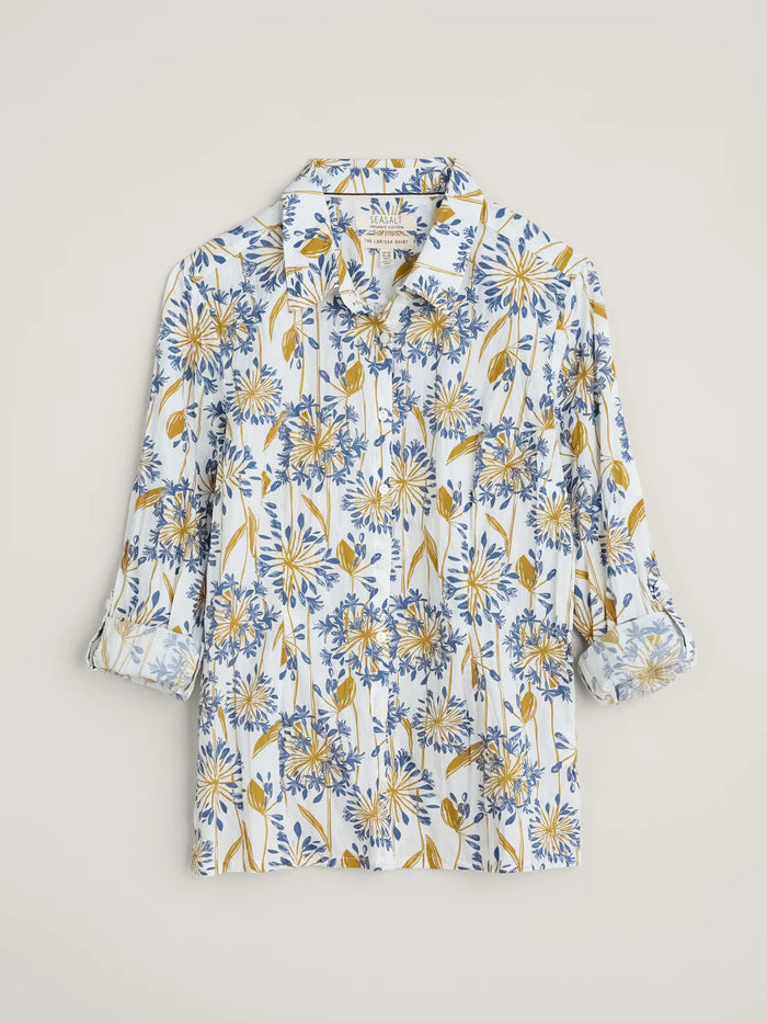 Seasalt Larissa Shirt Agapantha Lino Chalk