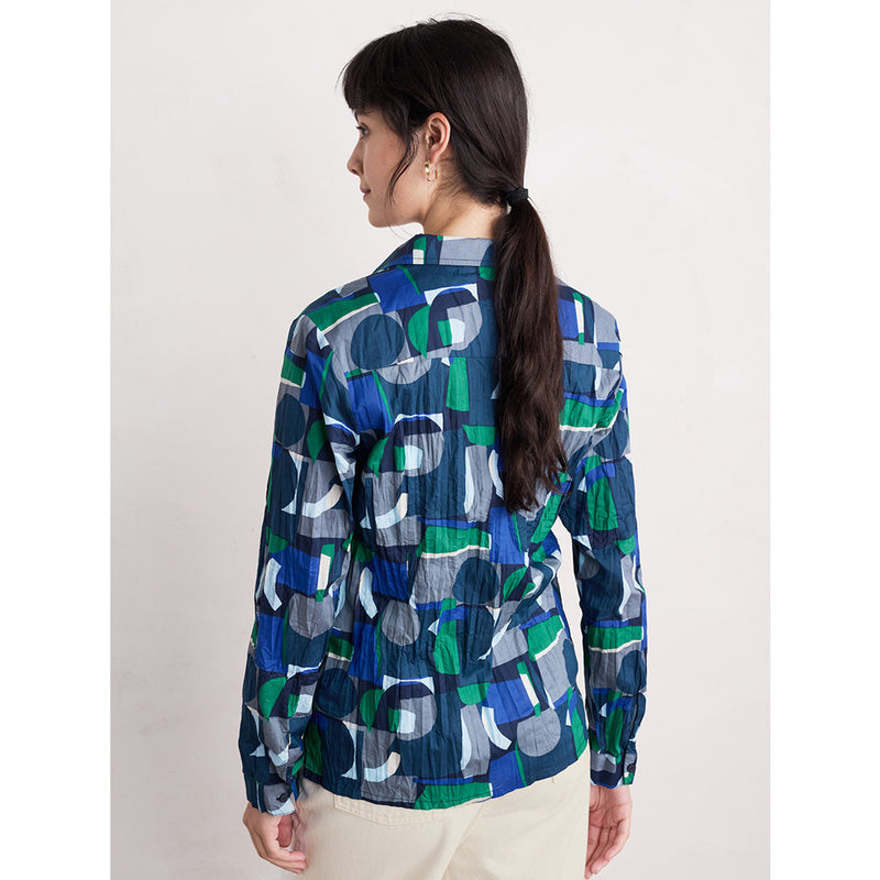 Seasalt Larissa Shirt - Zennor Abstract Maritime