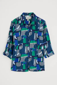 Seasalt Larissa Shirt - Zennor Abstract Maritime