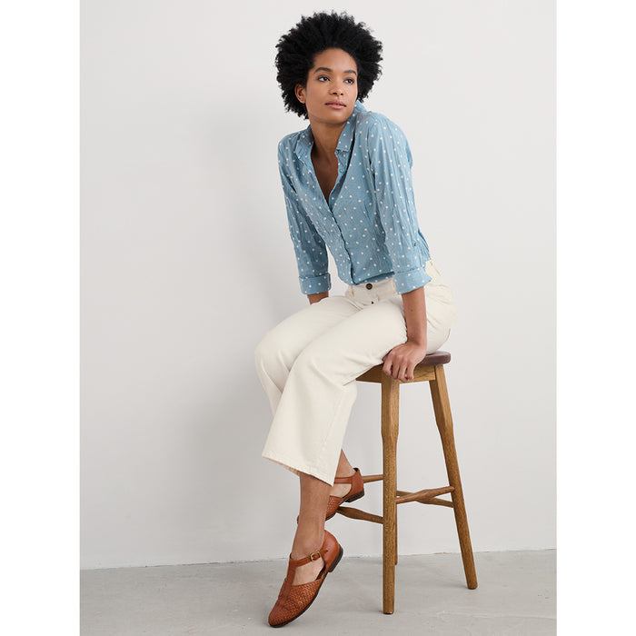 Seasalt Larissa Shirt - Little Sponge Spot Hail