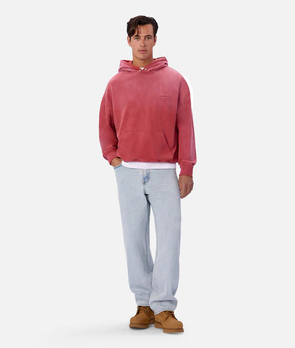 The Sandblast Hoodie - Washed Chilli