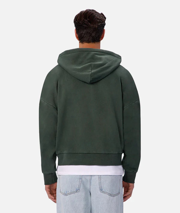 The Staten Zip Through Hoodie - Lawn