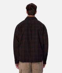The Kingston Padded Jacket in Black/Brown