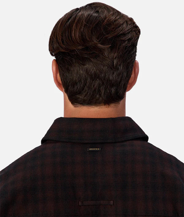 The Kingston Padded Jacket in Black/Brown