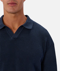 The New England Polo Knit - Petrol 26