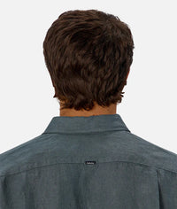 The St Martins L/S Shirt in Deep Ocean