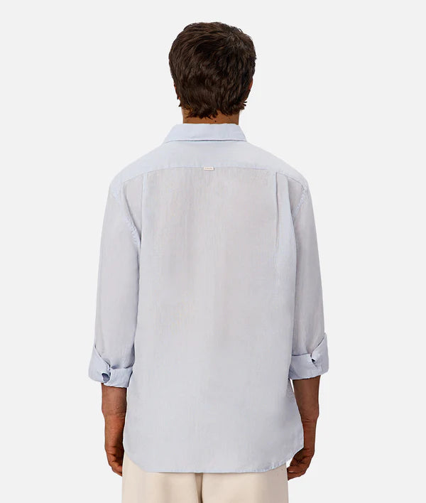 The St Martins L/S Shirt in Powder Blue