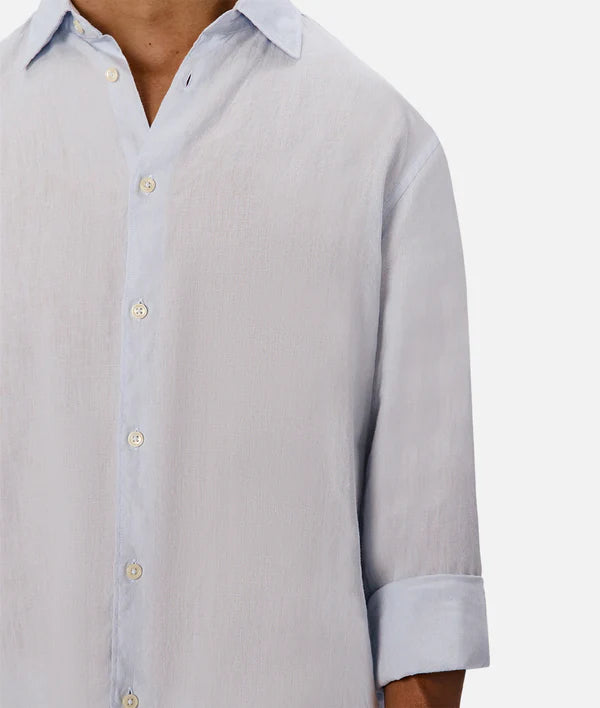 The St Martins L/S Shirt in Powder Blue