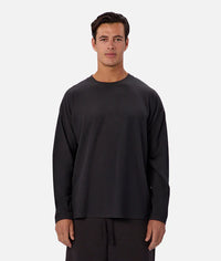 The Waffle Long Sleeve Tee - Black