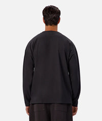 The Waffle Long Sleeve Tee - Black