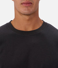 The Waffle Long Sleeve Tee - Black