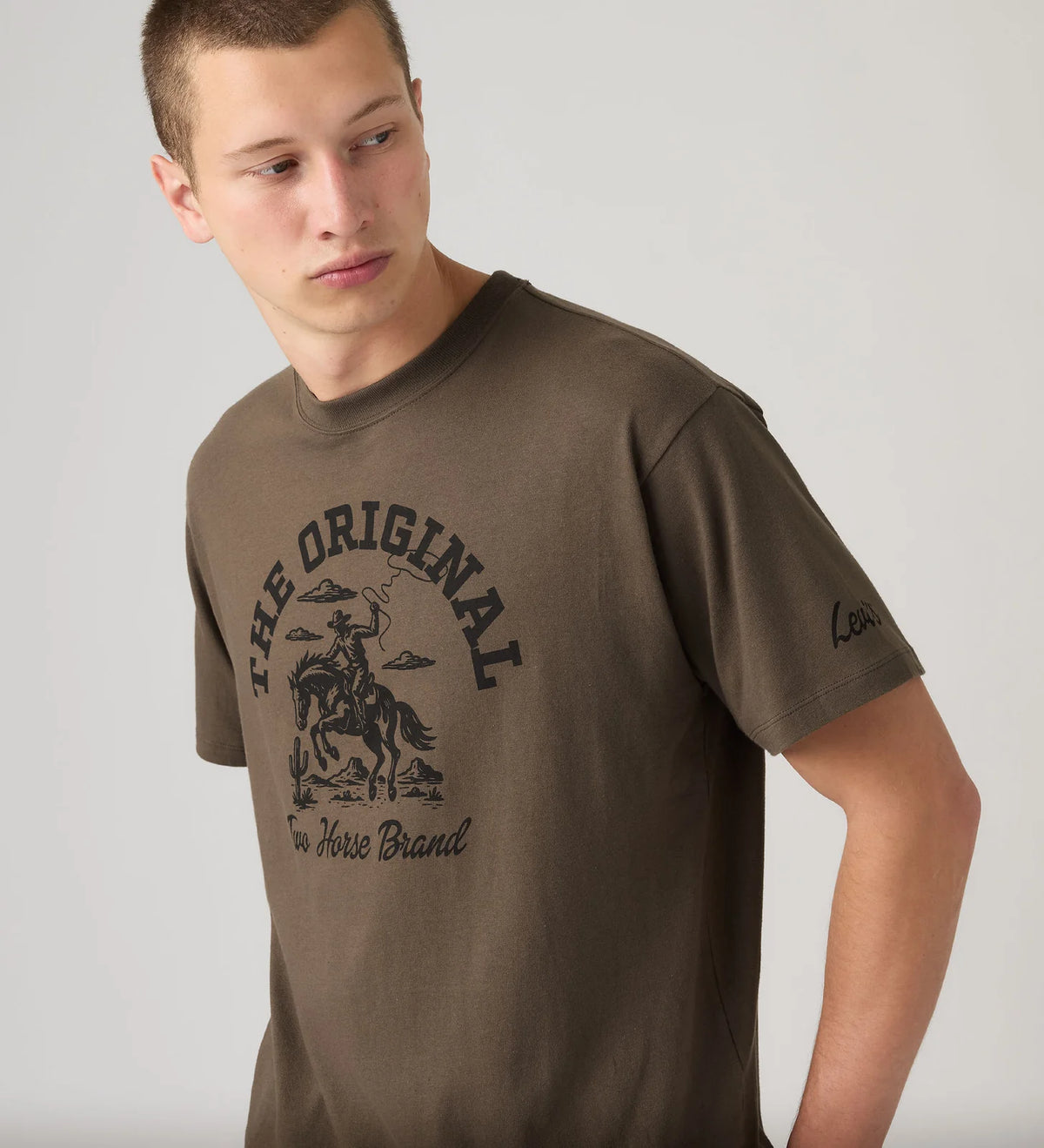Levi's Original T-Shirt  in 2h Brand Stormy Sea Jersey 0492