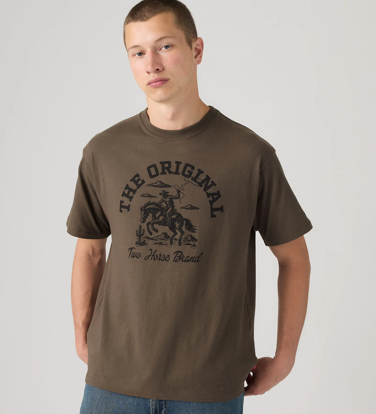 Levi's Original T-Shirt  in 2h Brand Stormy Sea Jersey 0492