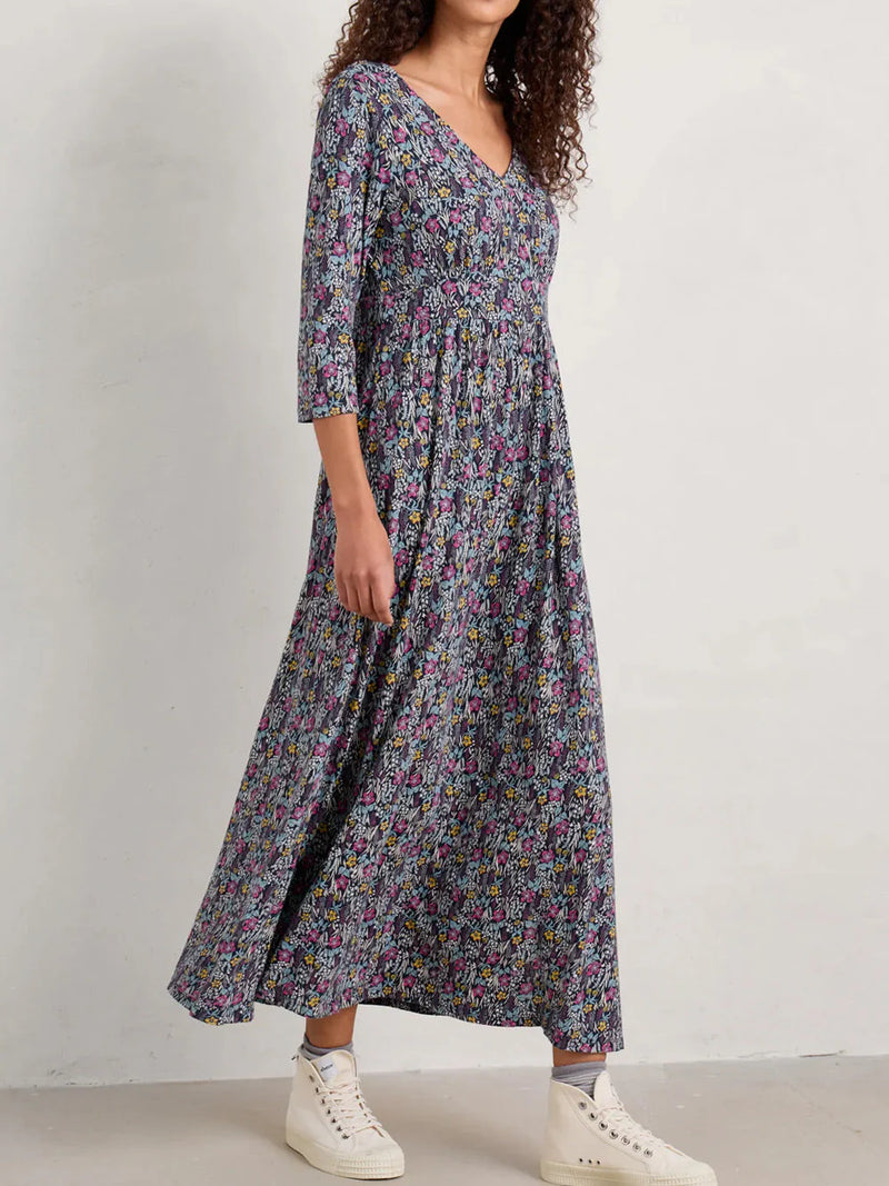 Seasalt Dress Maggie Dress - Floral Moor - Maritime