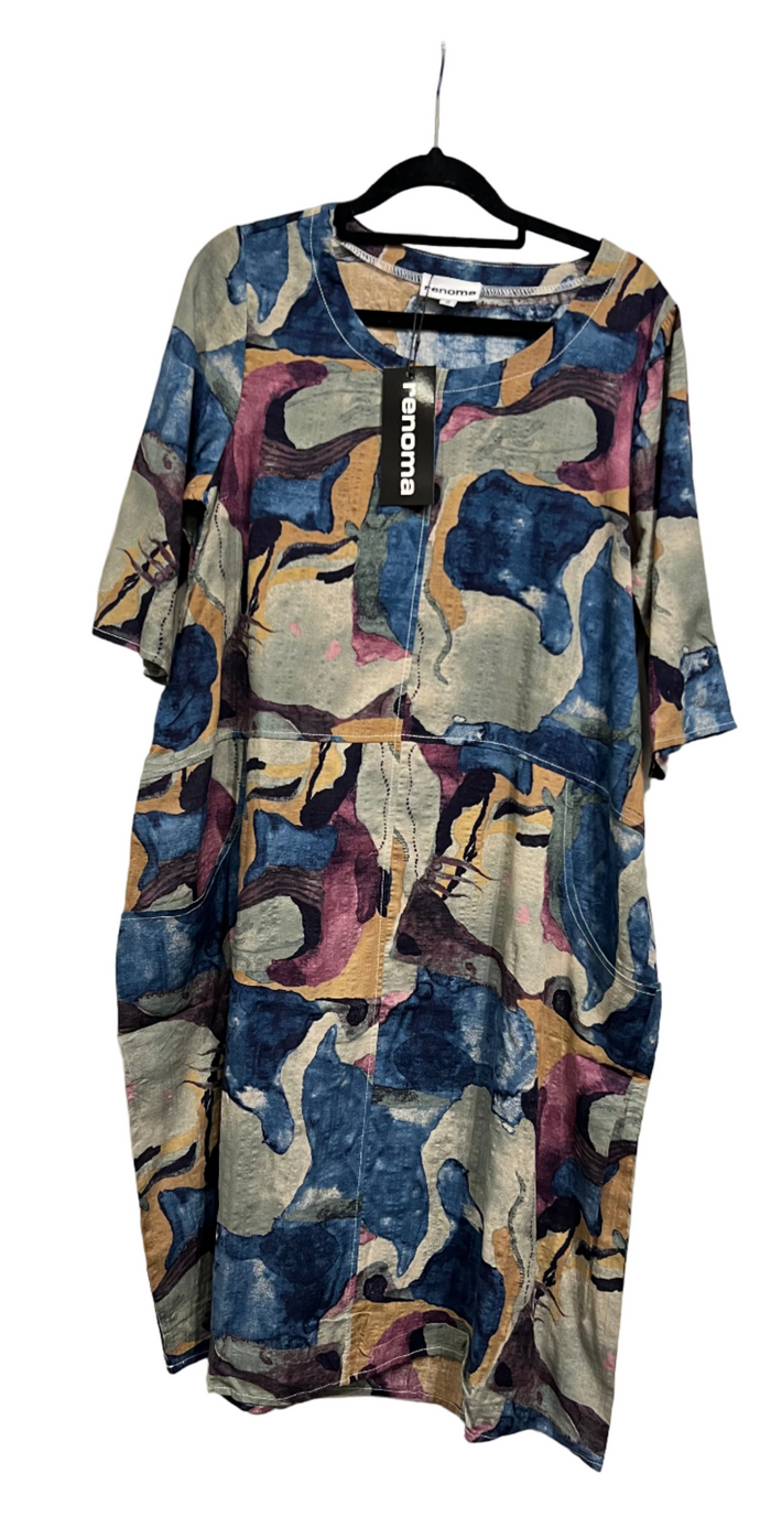Eva Dress - Soft Watercolours