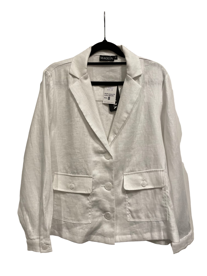 Tiffany Blazer in White