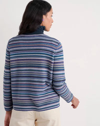 Seasalt Makers Jumper - Ripple Marks Grape Thistle mix