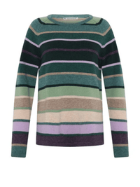 Mansted Aline Crew Jumper in Cold Green